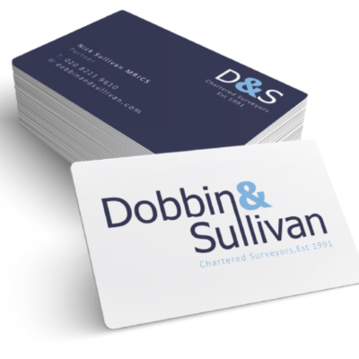 THE SHAPE - DOBBIN & SULLIVAN BRANDING BUSINESS CARD